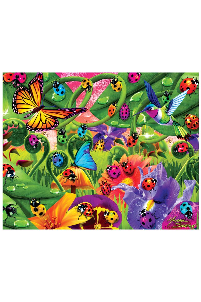 Glow in the Dark 100pc Puzzles 4-Pack V2, Alternate, color, Multicolor