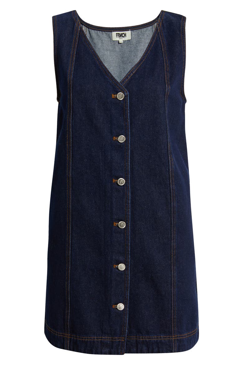 Nala Denim Tank Dress, Alternate, color, BLEU NUIT