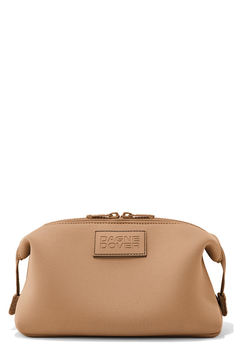 Hunter Large Neoprene Toiletry Bag, Main, color, CAMEL