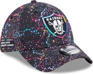 New Era Men's New Era Black Las Vegas Raiders 2025 NFL Crucial Catch 39THIRTY Flex Hat
