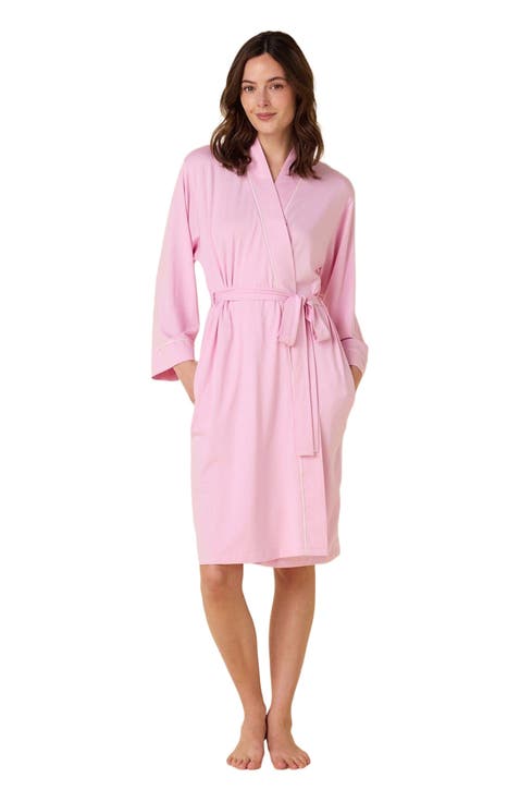 Pima Knit Kimono Robe