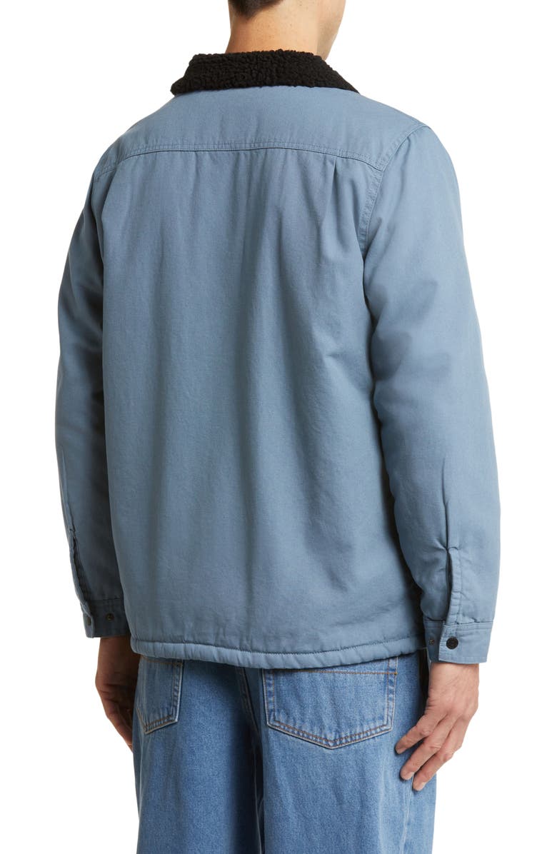 Vans Faux Shearling Lined Drill Chore Coat, Alternate, color, 