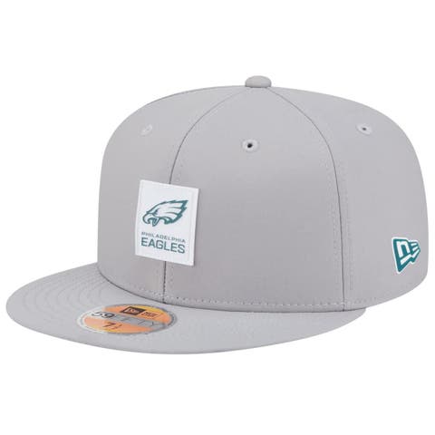 Men's New Era Gray Philadelphia Eagles 2025 Sideline  59FIFTY Fitted Hat