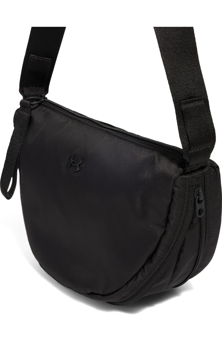 Under Armour Studio Water Resistant Shoulder Bag, Alternate, color, Black / Black / Black