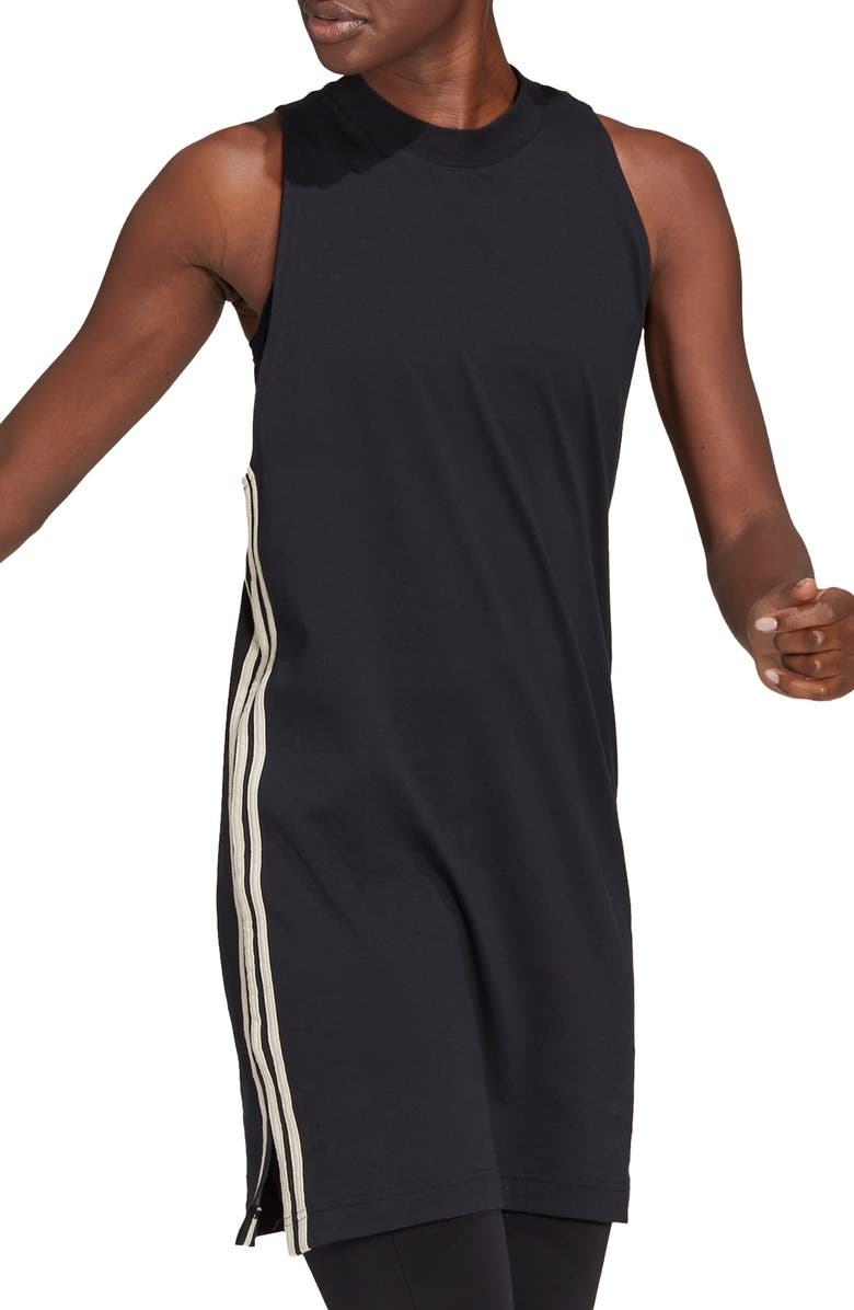 adidas Originals Recco 3-Stripes Dress, Main, color, 