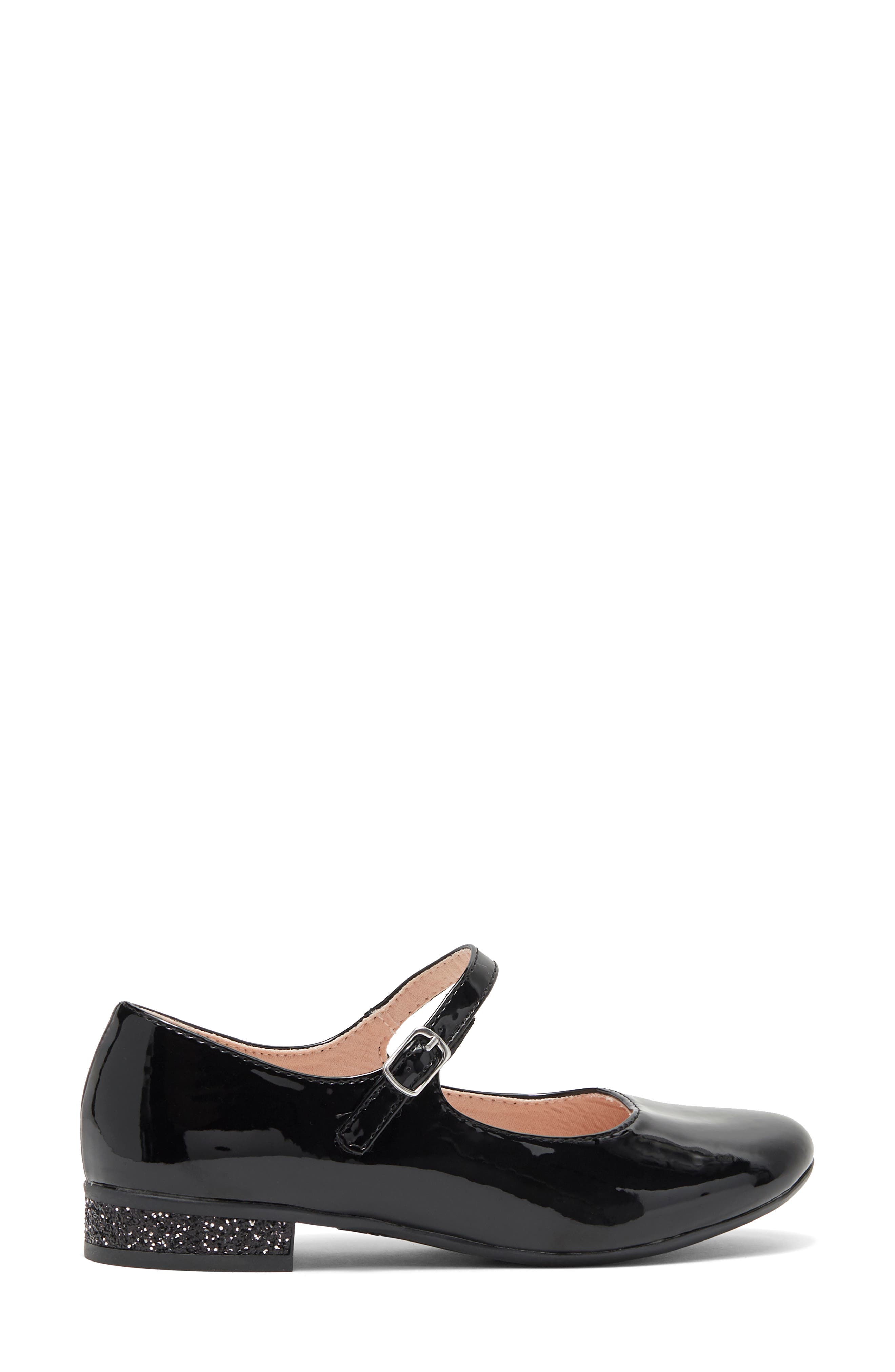 NORDSTROM RACK Kids' Lexi Dress Mary Jane Flat, Alternate, color, Black