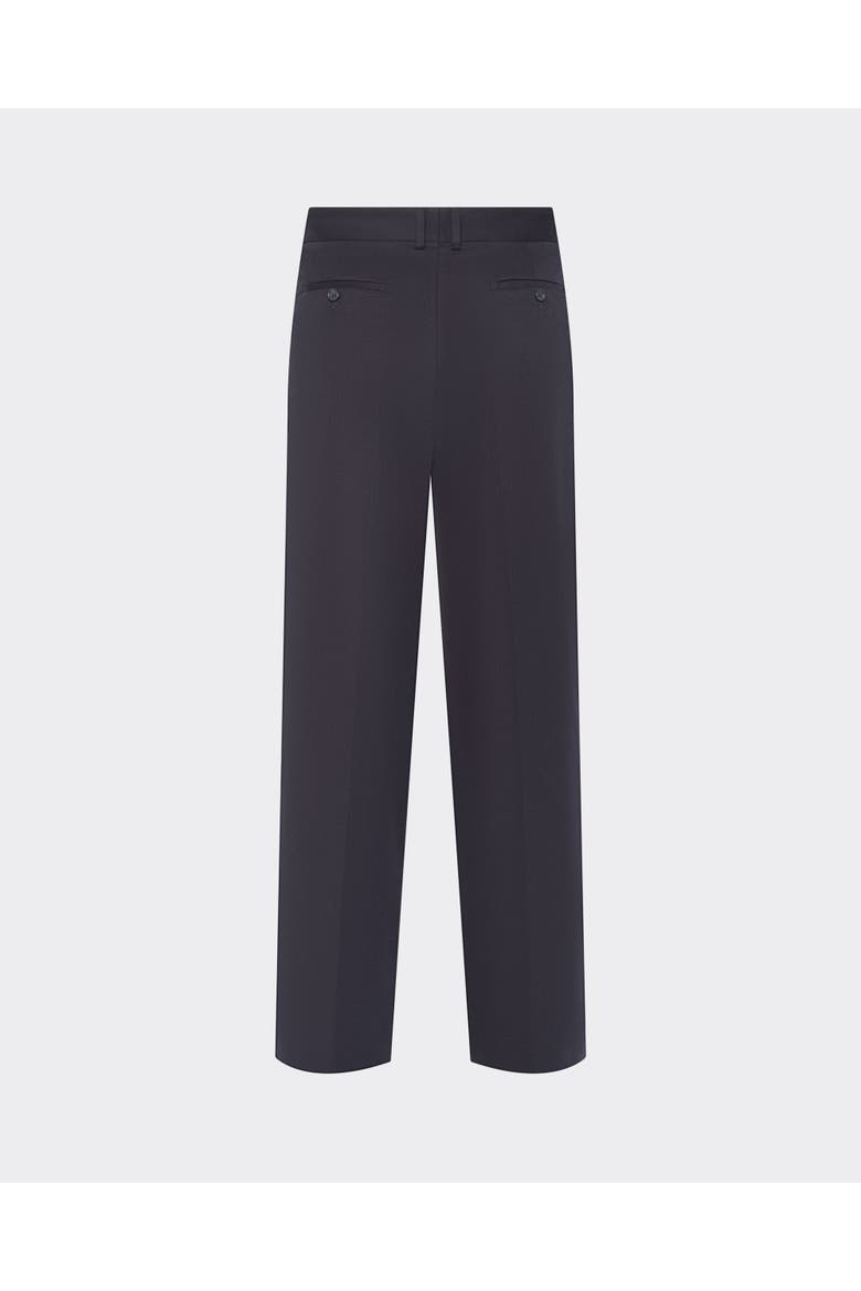 Tailored Pleated Trouser, Alternate, color, Dark Navy