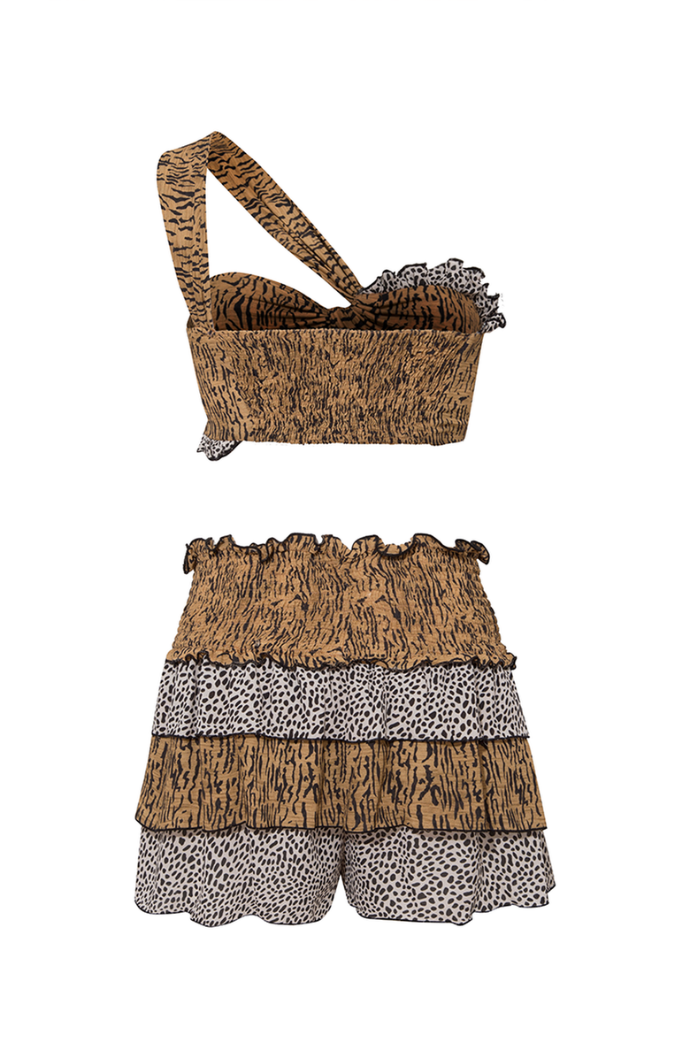 Luna B Oasis Shorts, Alternate, color, Printed Leopard