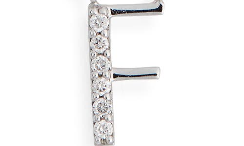 Lana 14k Gold Diamond Initial Pendant Necklace In Silver