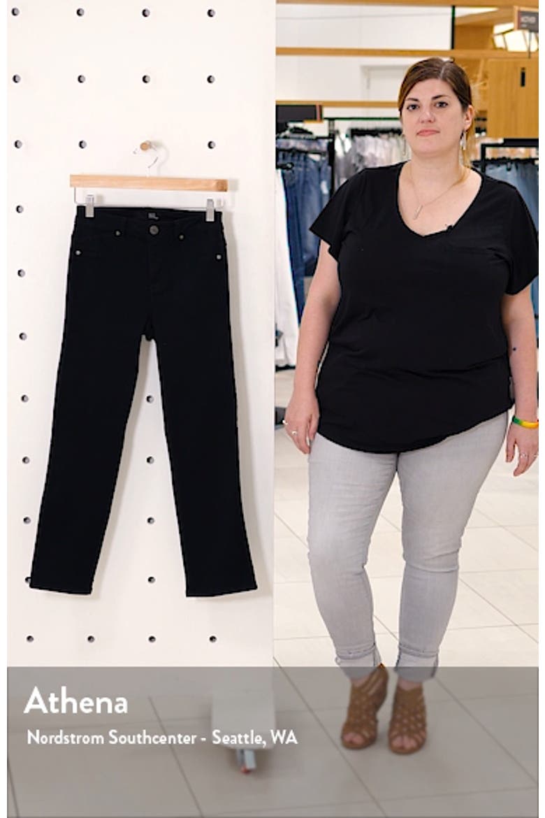 Butter High Waist Ankle Straight Leg Jeans video