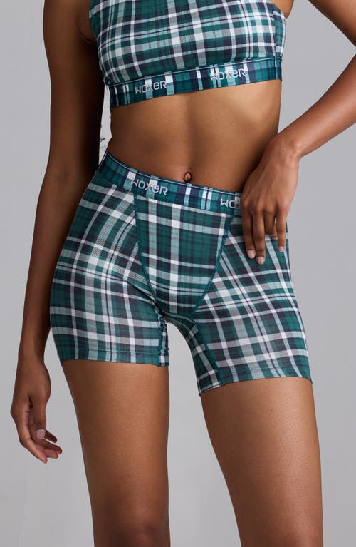 Woxer Baller High Rise Ultrasoft Boxer Briefs In Blue
