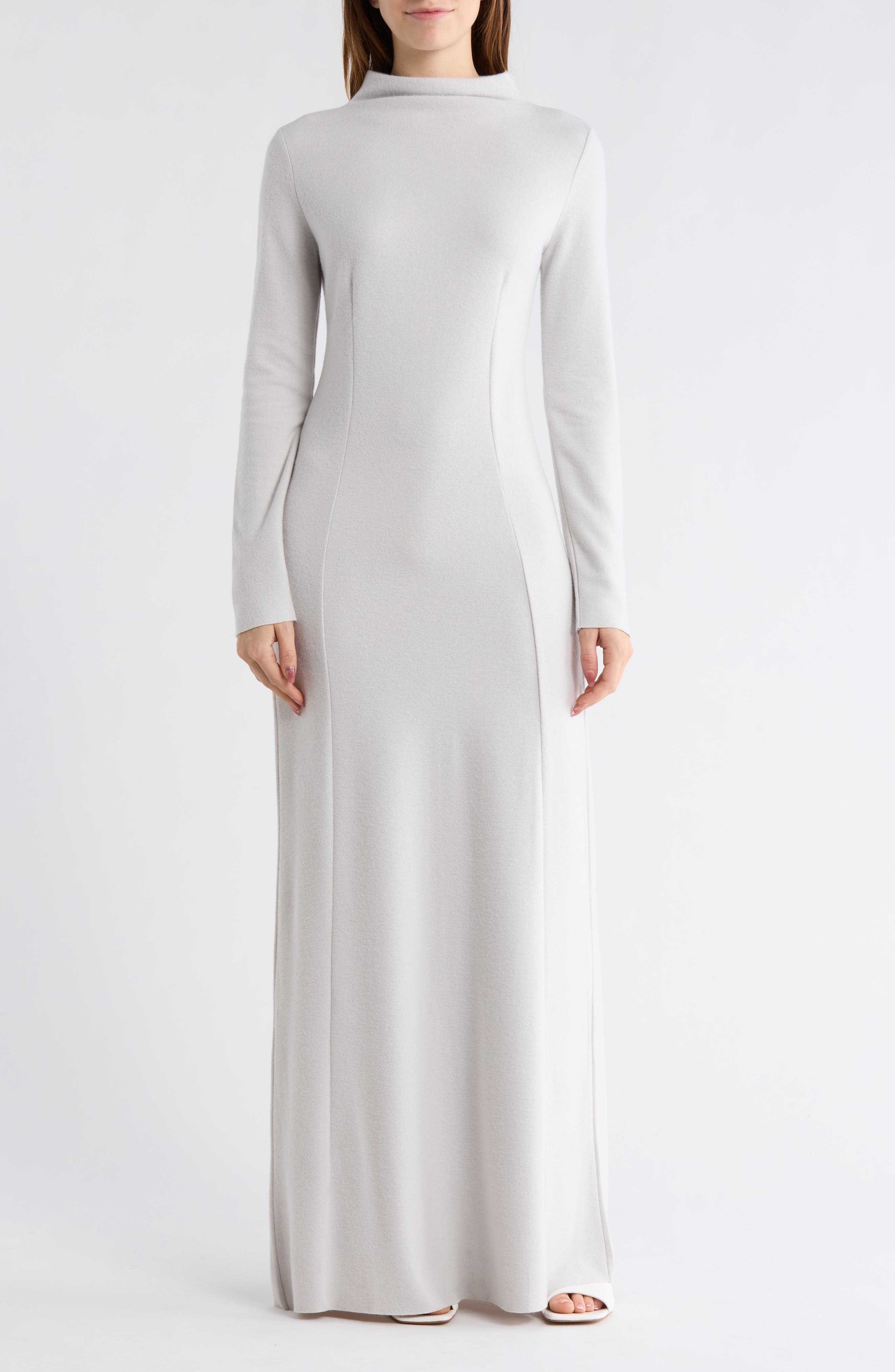 rag & bone Harlow Long Sleeve Turtleneck Maxi Dress
