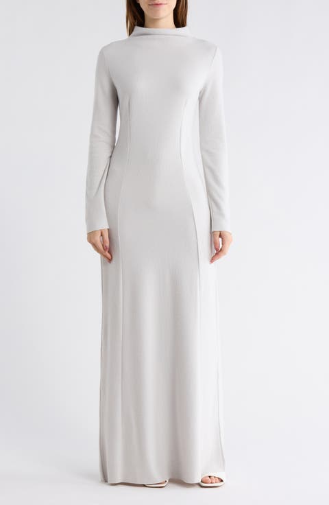 Harlow Long Sleeve Turtleneck Maxi Dress