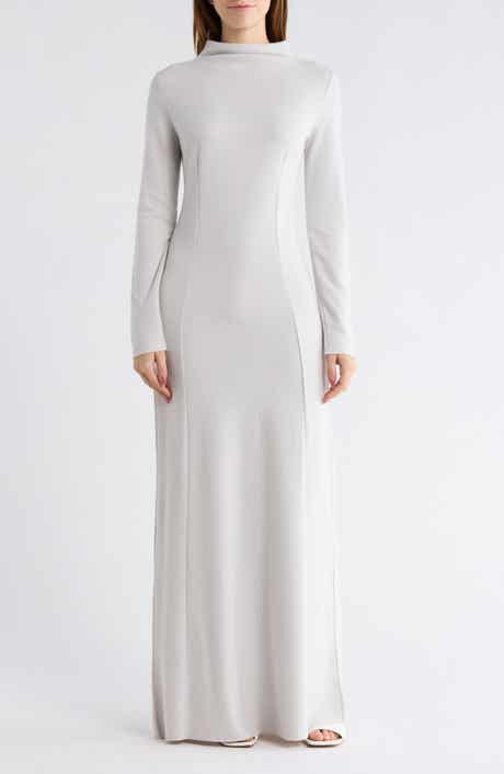 rag & bone Harlow Long Sleeve Turtleneck Maxi Dress
