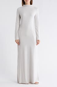 rag & bone Harlow Long Sleeve Turtleneck Maxi Dress