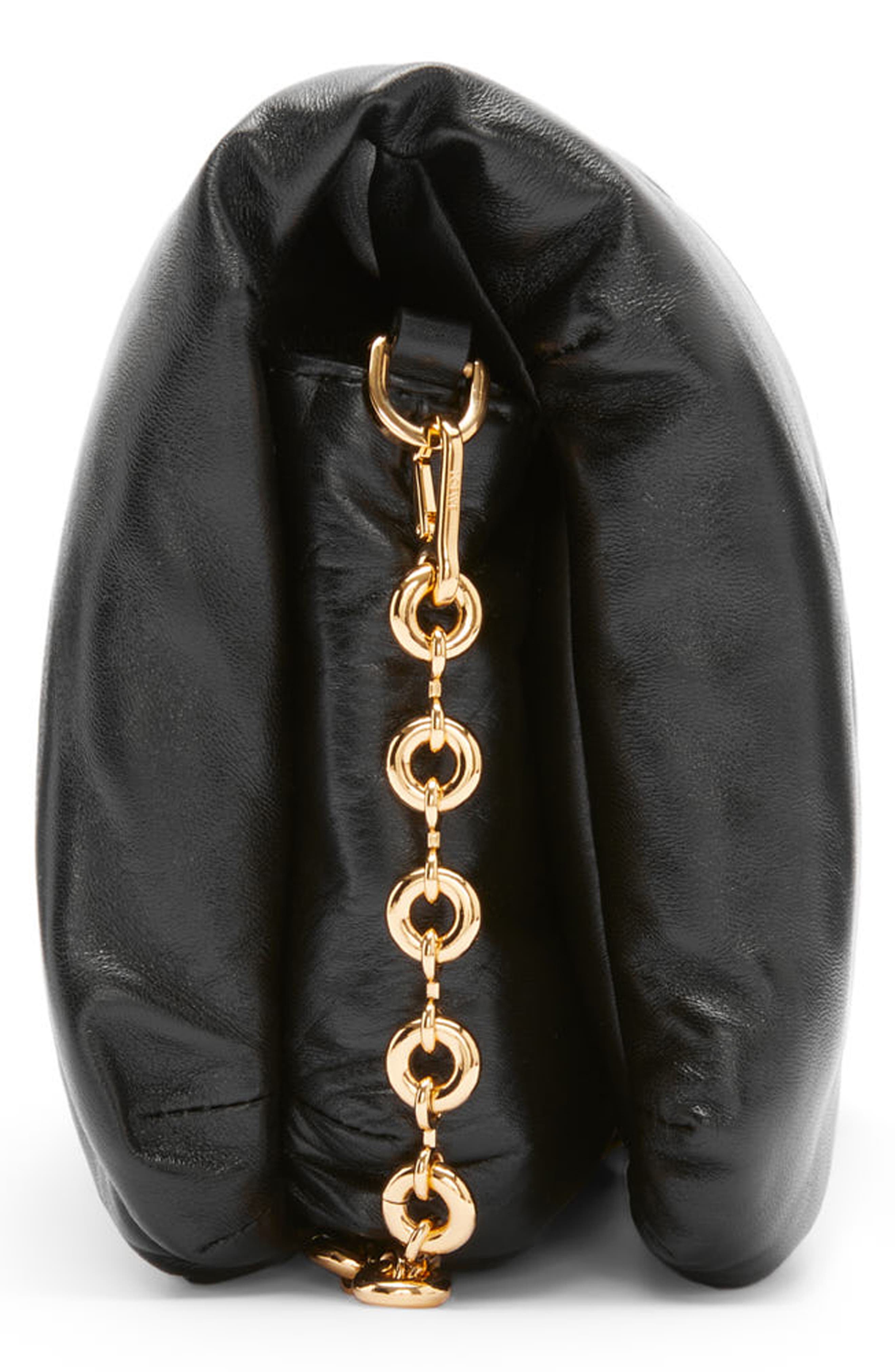 Loewe Goya Lambskin Leather Puffer Bag, Alternate, color, 