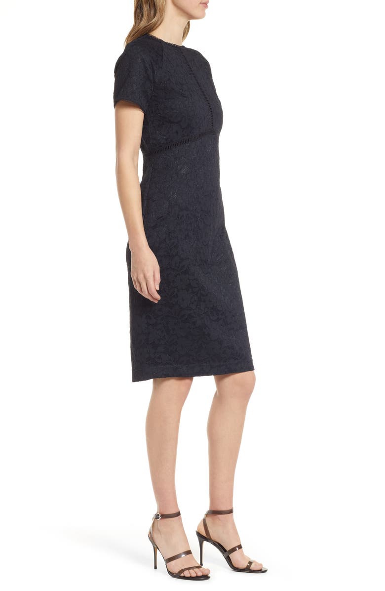 Rachel Parcell Short Sleeve Lace Dress, Alternate, color, 