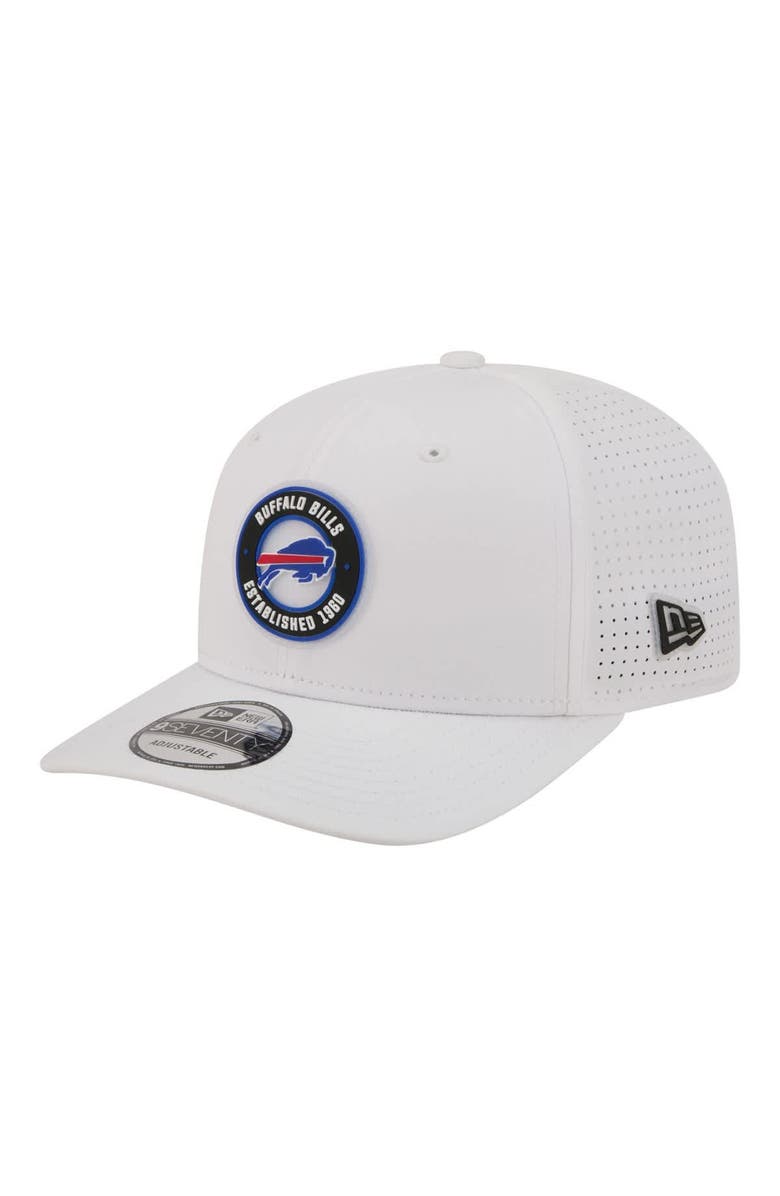New Era Men's New Era  White Buffalo Bills COOLERA 9SEVENTY Adjustable Hat, Main, color, White