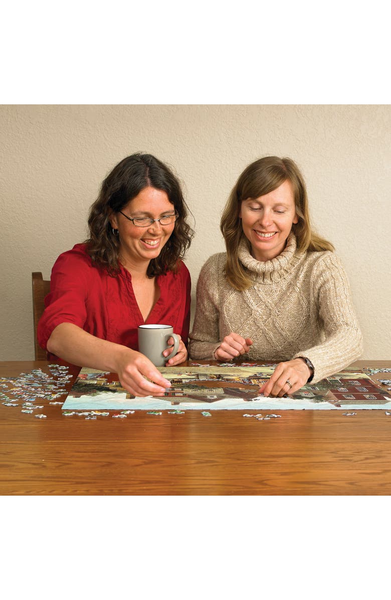 Cobble Hill The Curve In The Square 1000 Piece Puzzle, Alternate, color, Multicolored