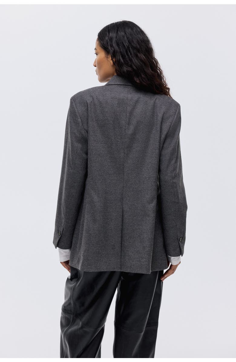 H&M Single-breasted Blazer, Alternate, color, Dark Gray