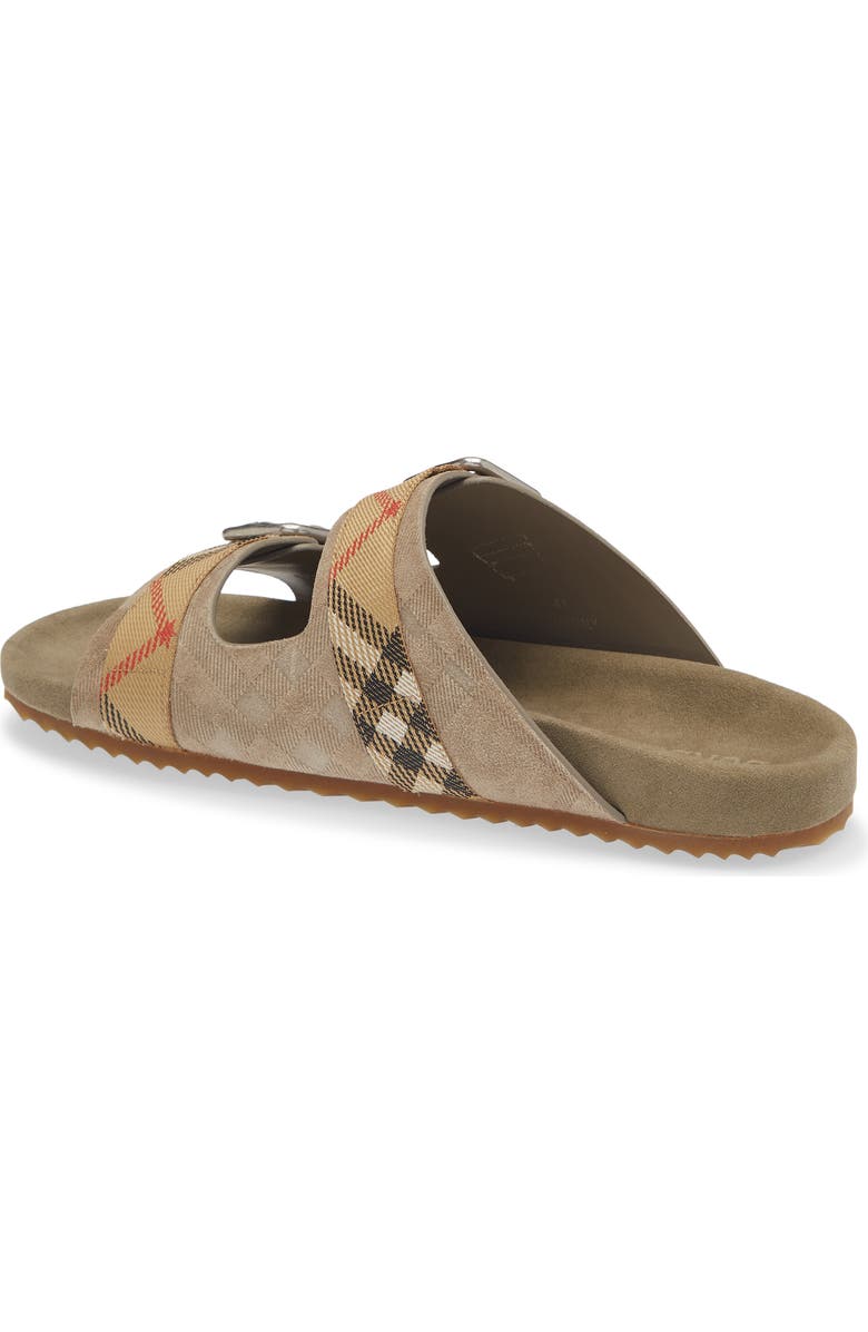 Burberry Urchin Slide Sandal, Alternate, color, Sparrow Beige