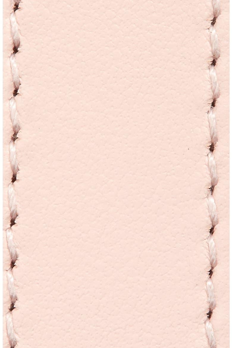 La Medusa Bow Leather Belt, Alternate, color, DUSTY ROSE-ORO VERSACE