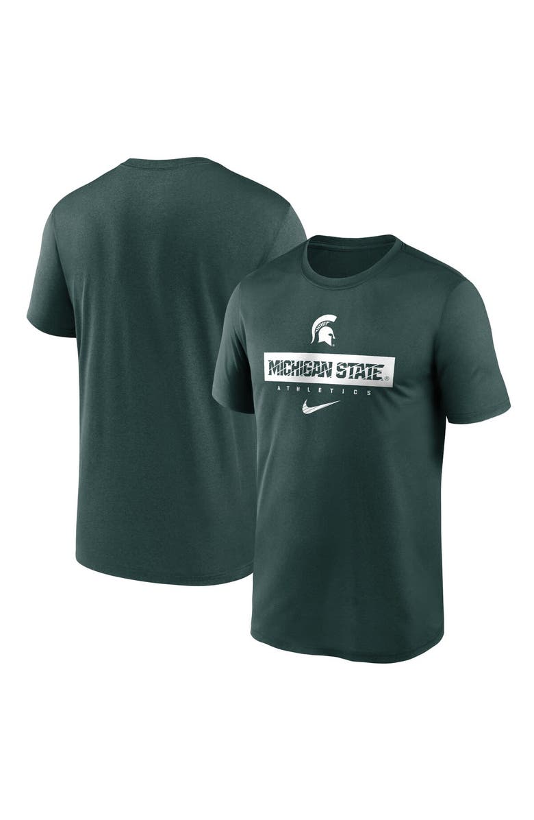 Nike Men's Nike Green Michigan State Spartans 2024 Sideline Legend Performance T-Shirt, Main, color, Green