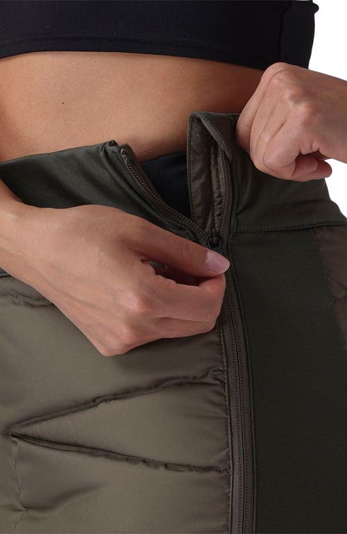 Backcountry Stansbury Allied Down Skirt In Brown