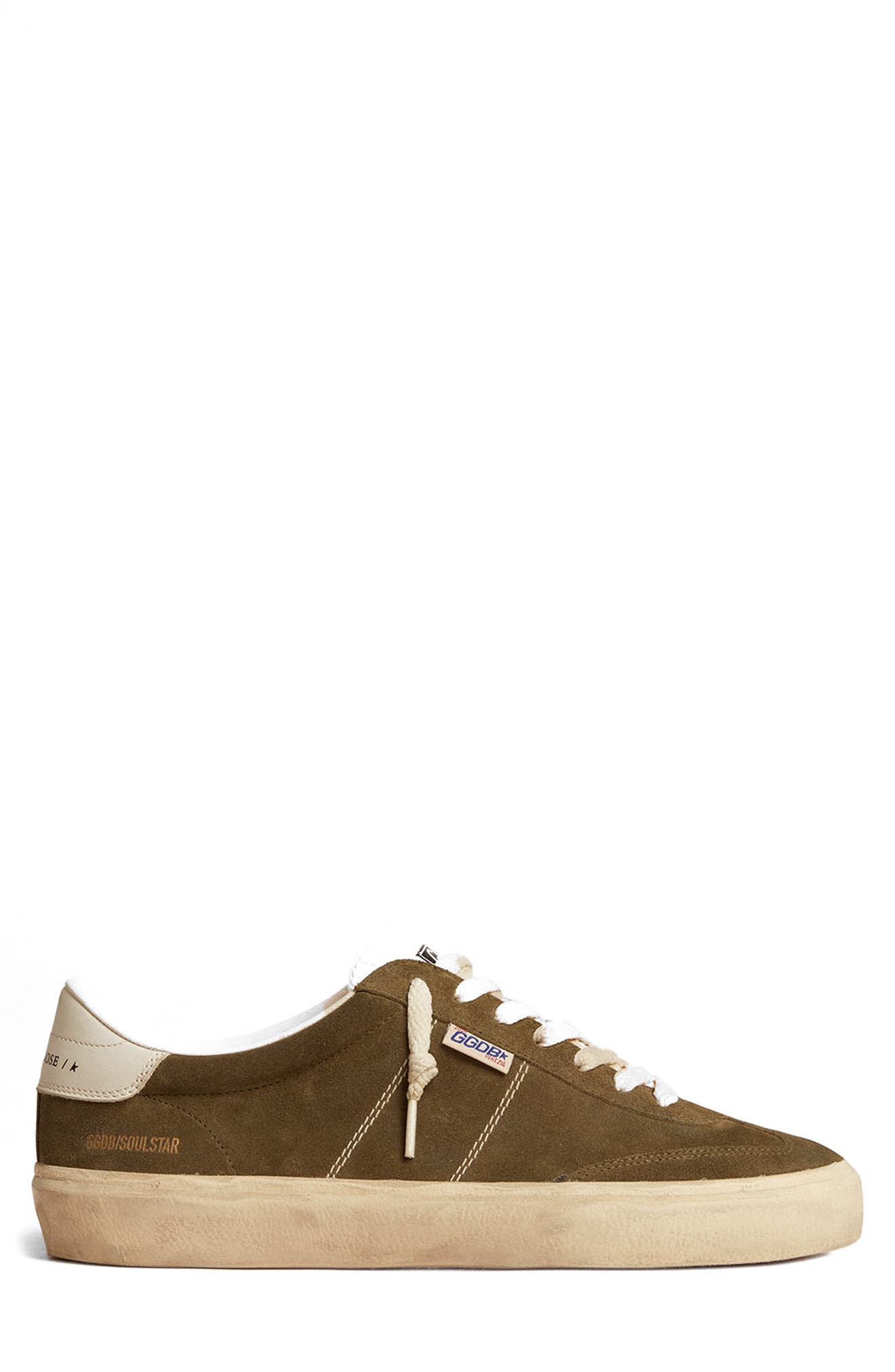 Golden Goose Soul Star Low Top Sneaker, Main, color, Olive Green/ White/ Milk