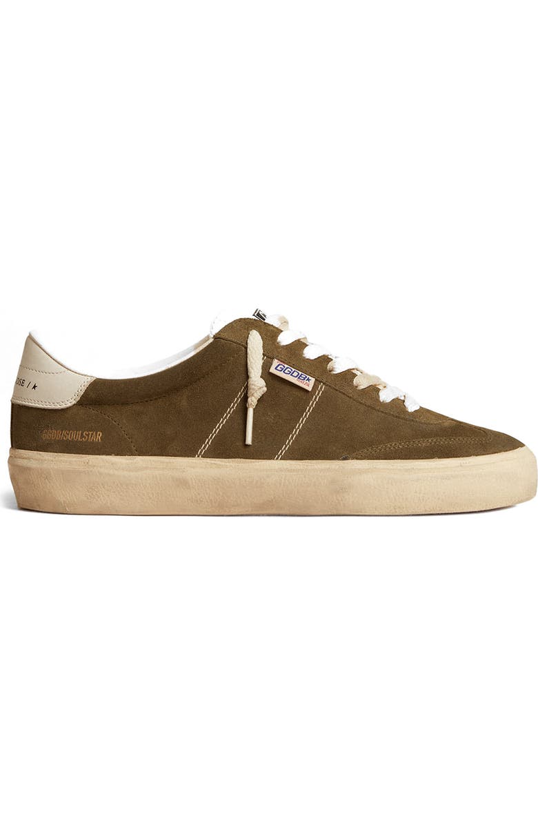 Golden Goose Soul Star Low Top Sneaker, Main, color, Olive Green/ White/ Milk