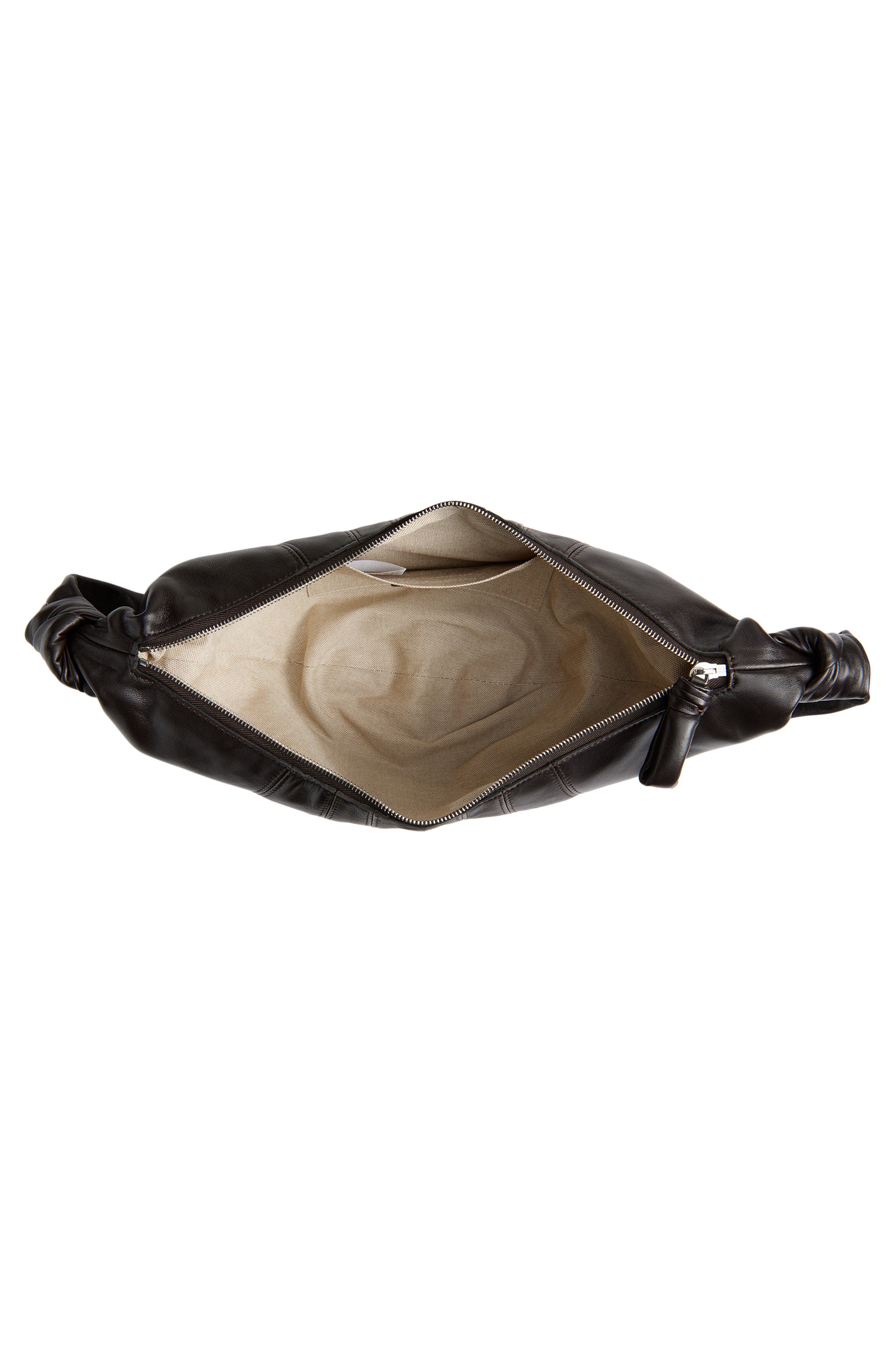 Lemaire Medium Croissant Leather Bag, Alternate, color, 