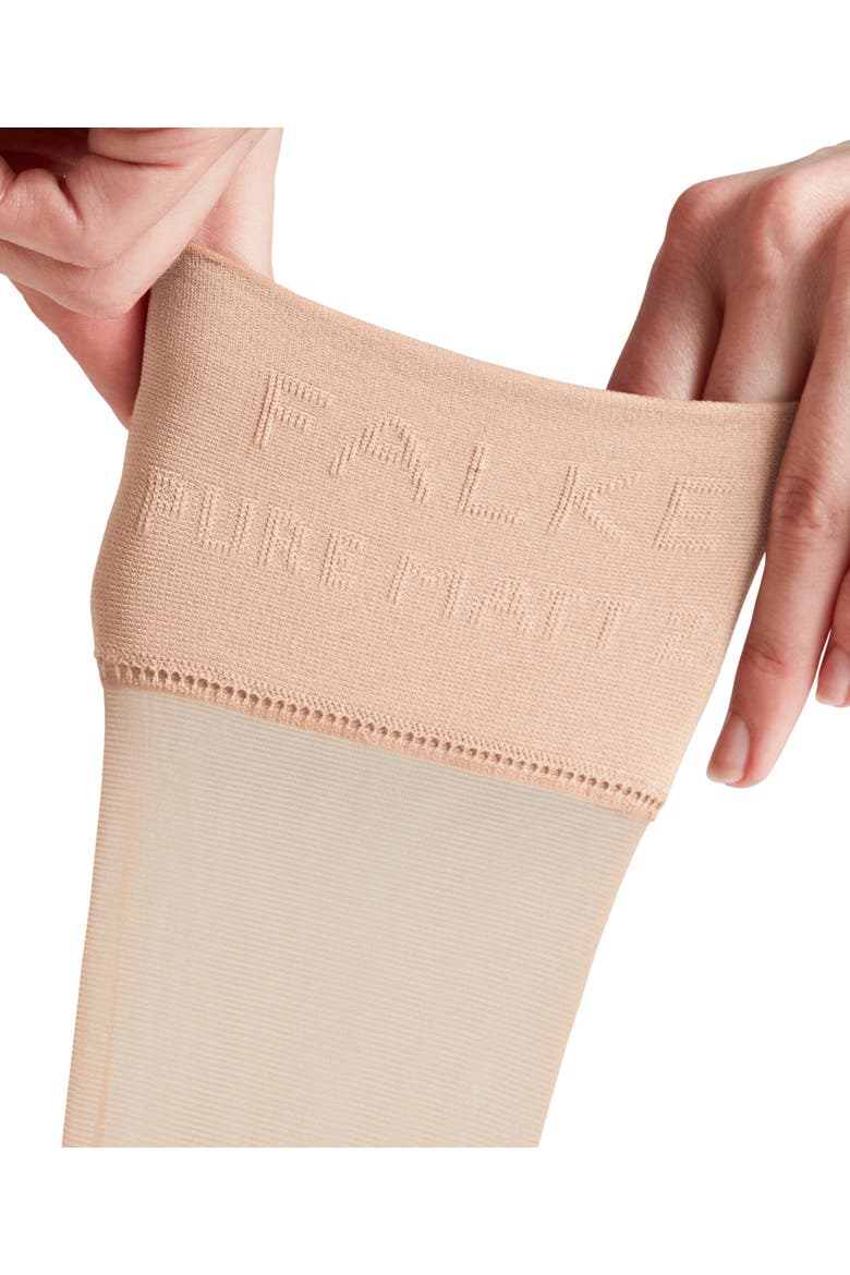 Pure Matt 20 Denier Sheer Knee High Socks, Alternate, color, Crystal
