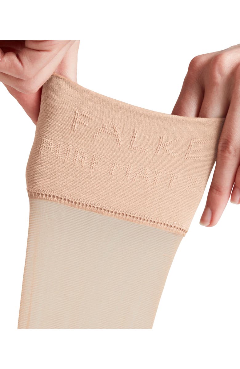 Falke Pure Matt 20 Denier Sheer Knee High Socks, Alternate, color, Crystal