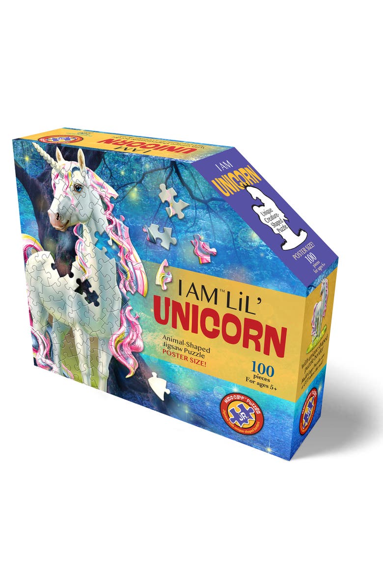 I Am Lil Unicorn 100 Piece Puzzle, Main, color, Multicolored