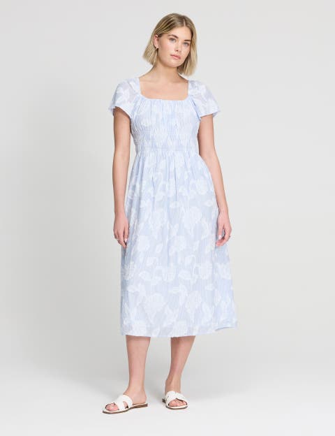 Maia Elasticated Waist Midi Dress