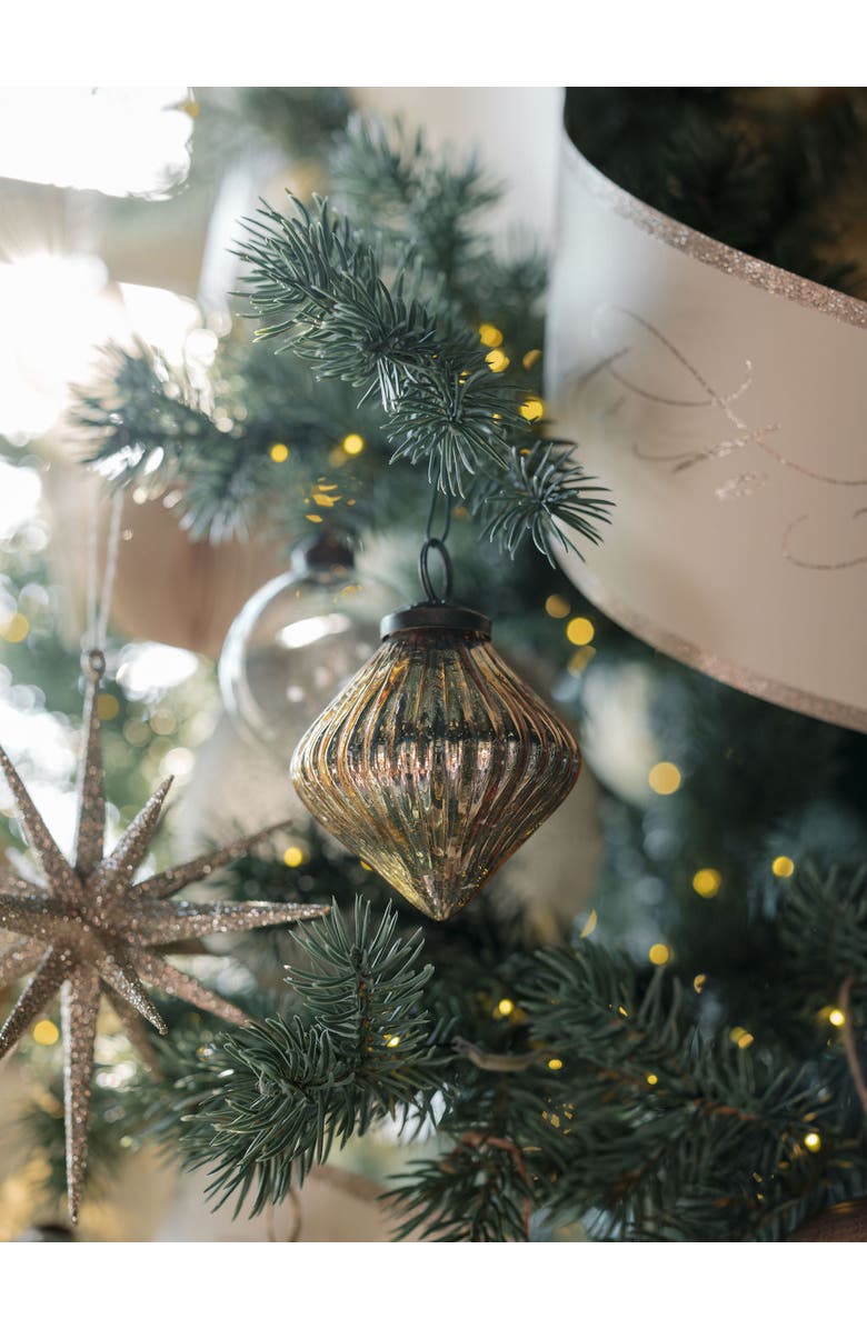 CG Hunter 3" Mercury Glass Ornament, Alternate, color, Gold