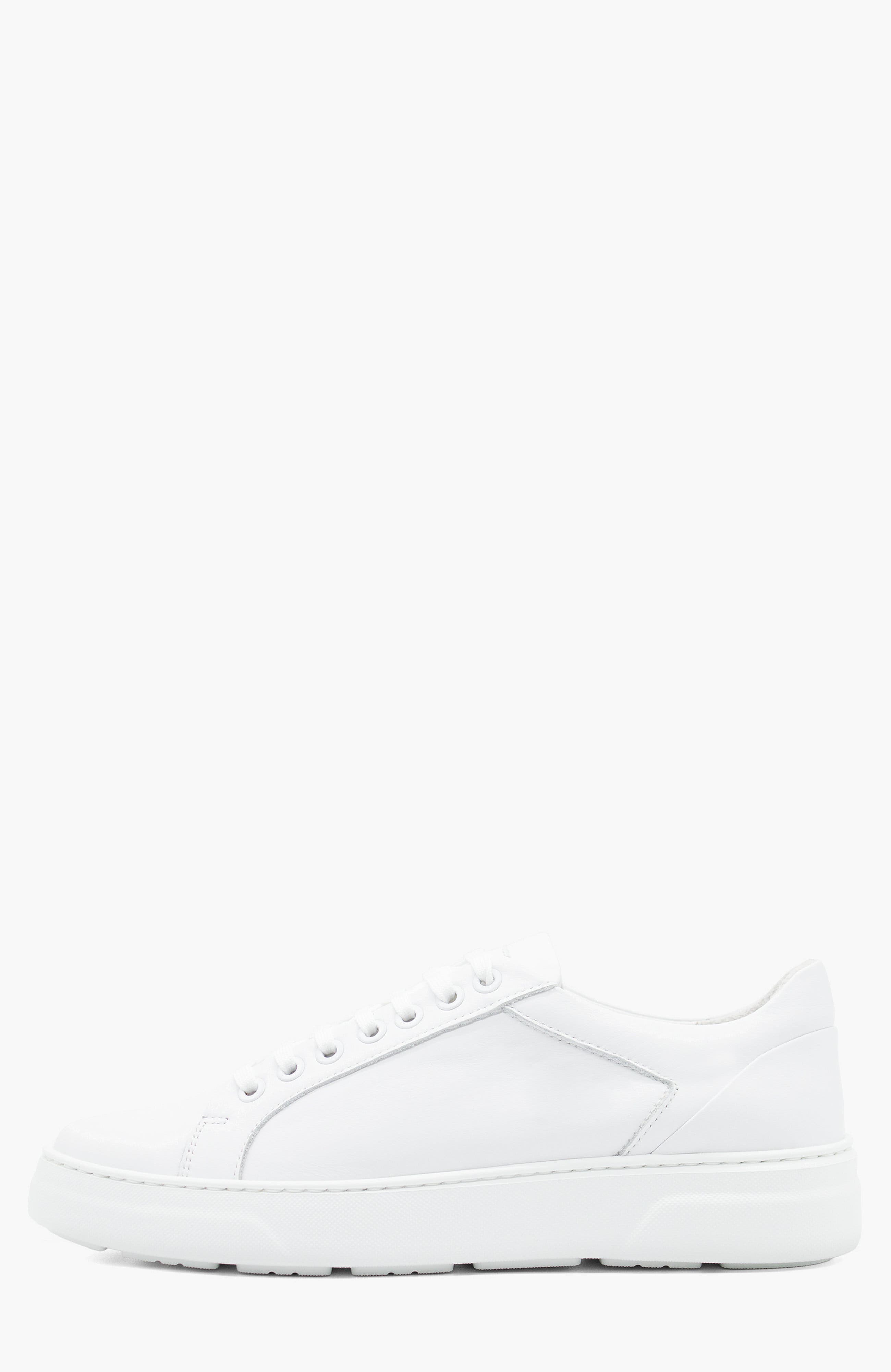 Authentic Leather Sneakers 01, Alternate, color, White