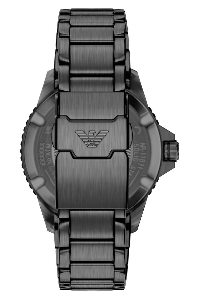 World Explorer Solar Chronograph Bracelet Watch, 43.5mm, Alternate, color, BLACK