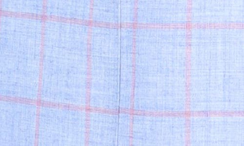 Shop Tailorbyrd Mélange Windowpane Sport Coat In Blue
