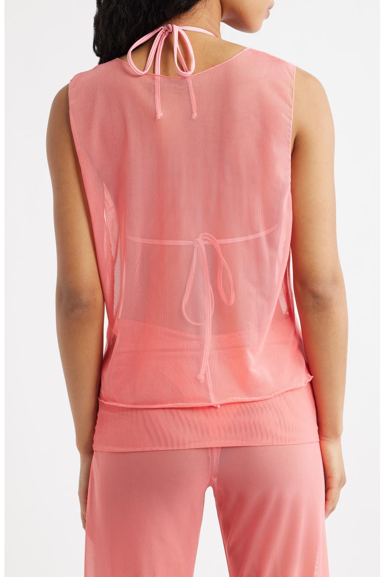 Melody Sheer Mesh Tank, Alternate, color, PINK
