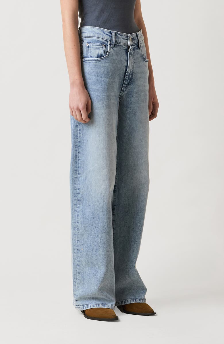 LE JEAN Alexa High Waist Baggy Jeans, Alternate, color, Blue Heaven