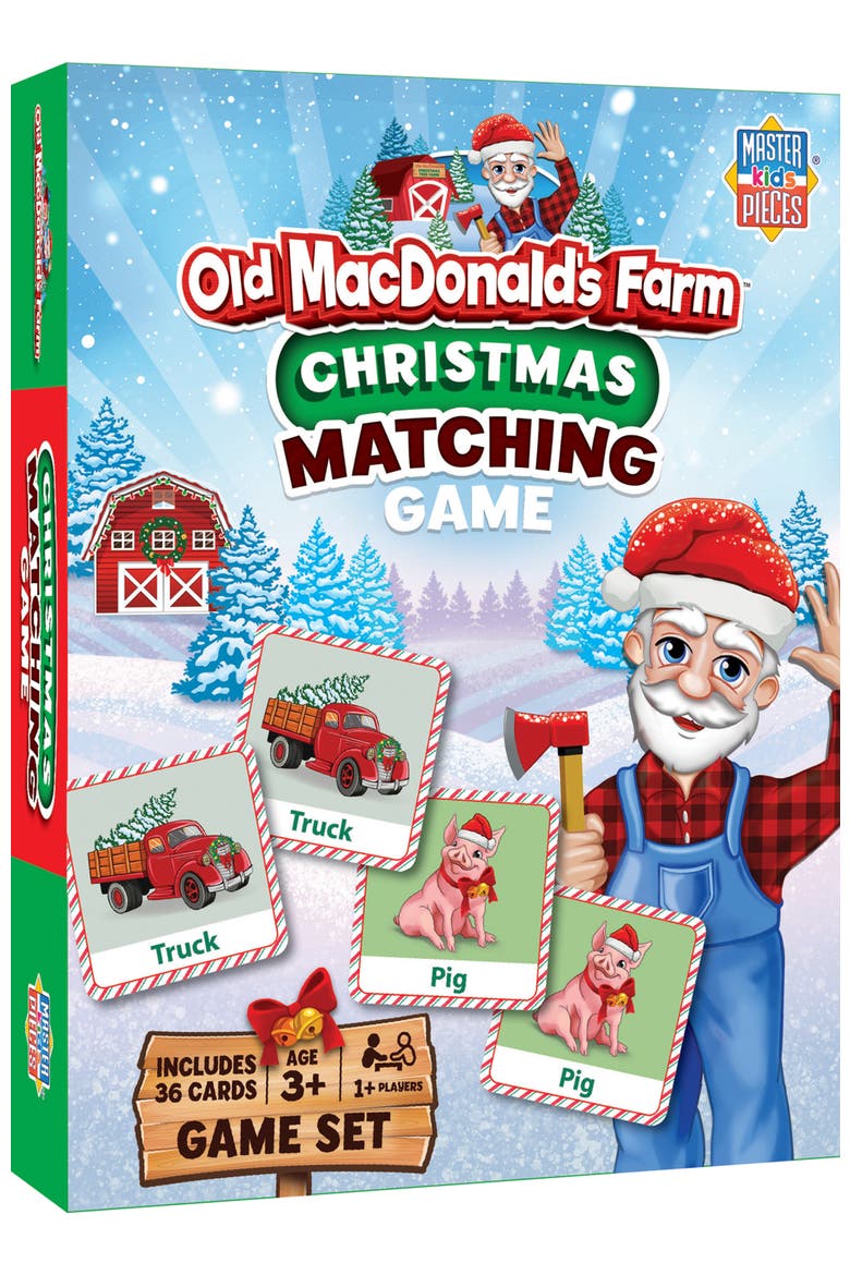 Old MacDonald Christmas Matching Game, Main, color, Multicolor