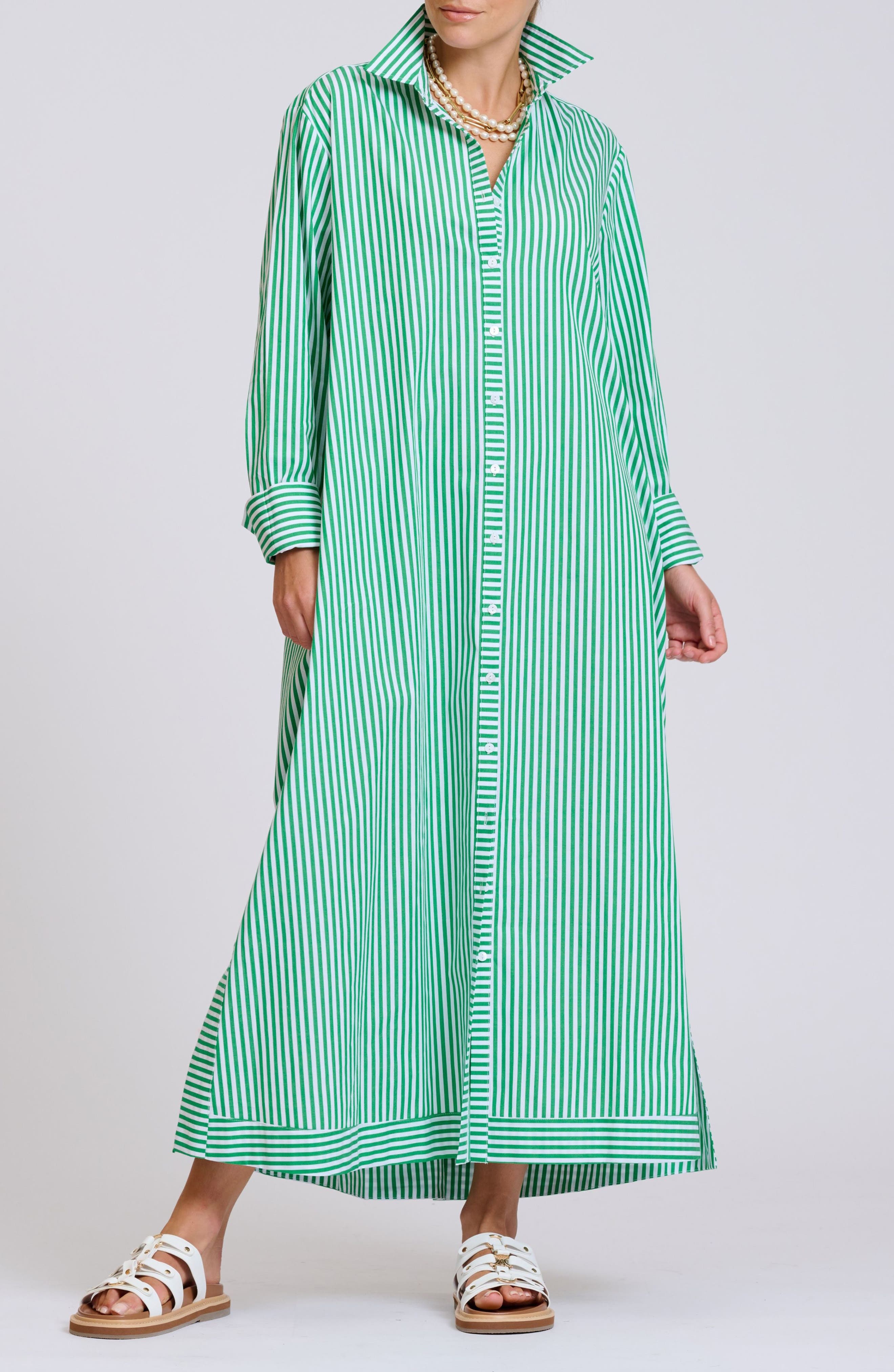 PEA GREEN STRIPE