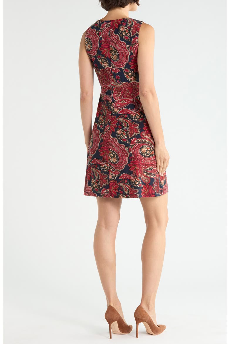 Paisley Sheath Dress, Alternate, color, MIDNIGHT MULTI