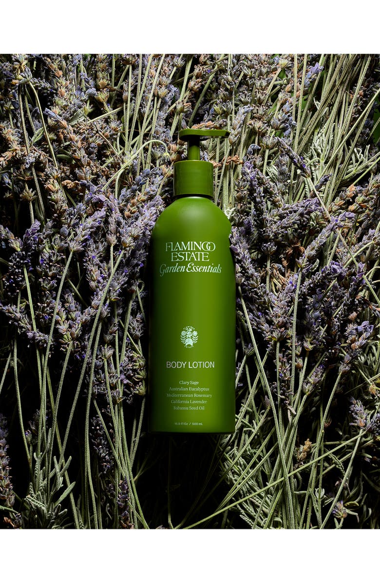 FLAMINGO ESTATE Garden Essentials: Clary Sage & Ionian Bergamot Body Lotion Refill, Alternate, color, Green