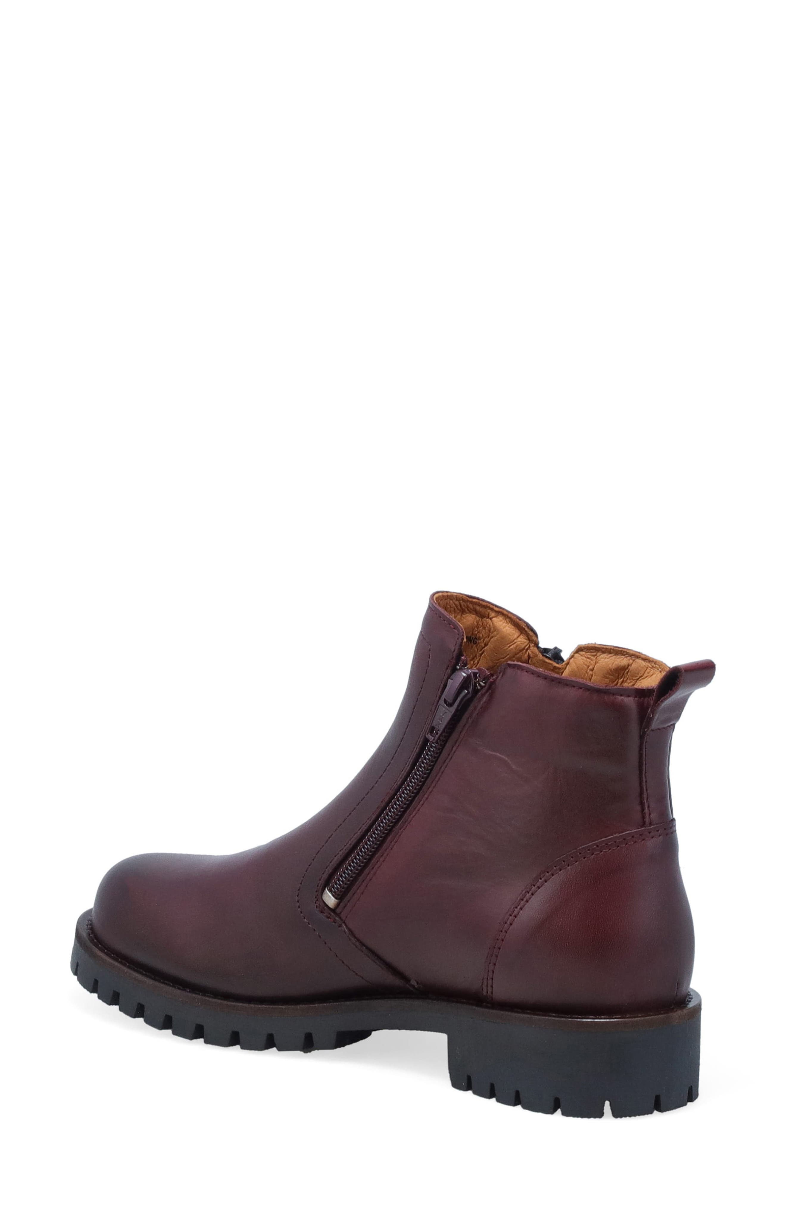 Alise Block Heel Bootie, Alternate, color, WINE