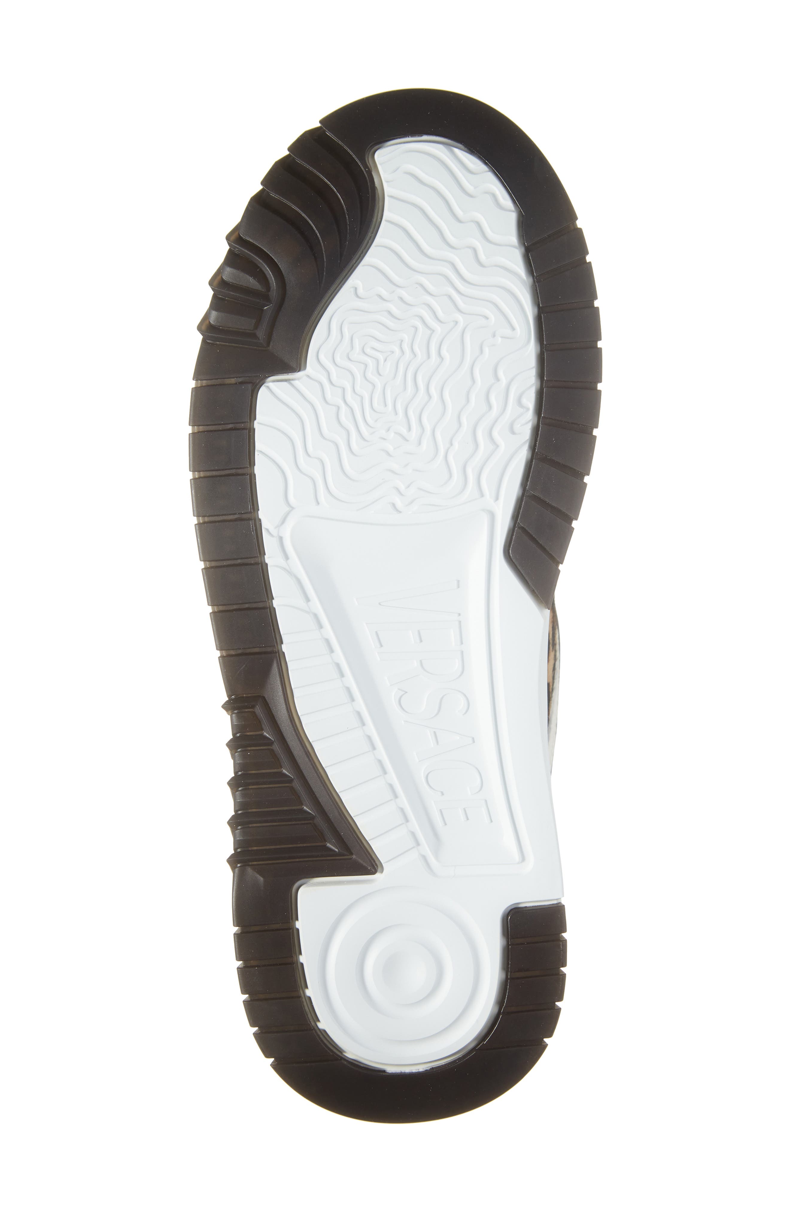 Versace Odissea Genuine Calf Hair Sneaker, Alternate, color, 
