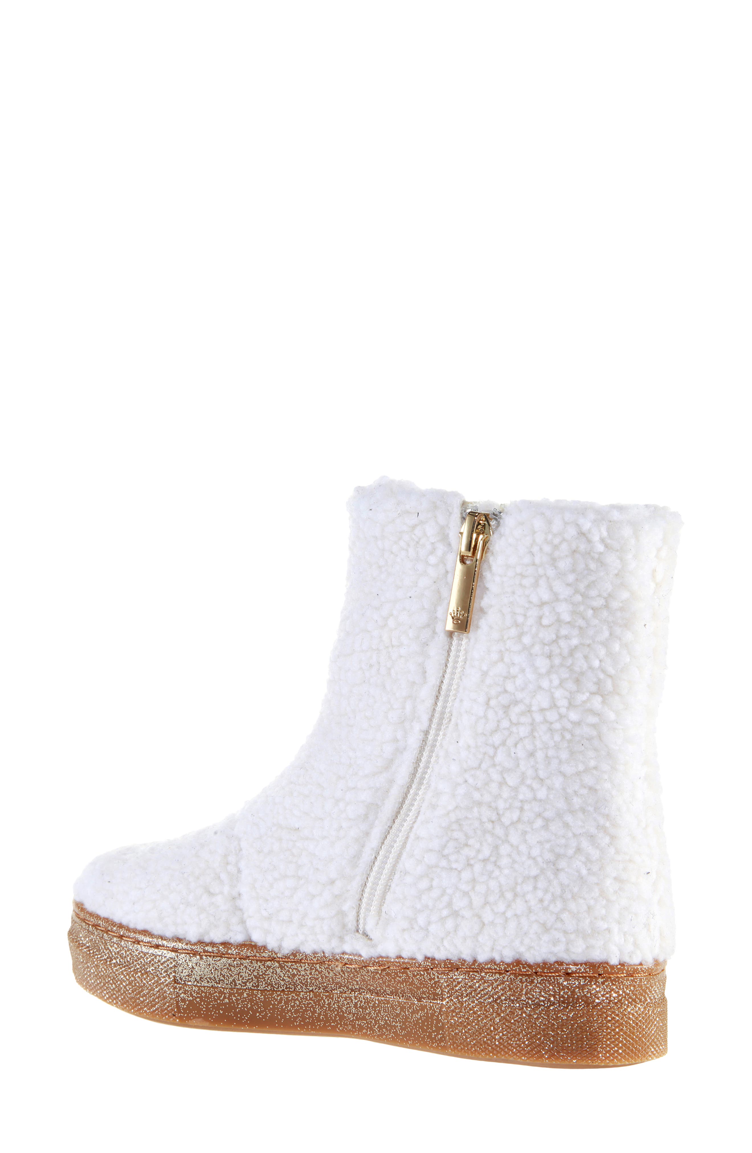 Palva Faux Shearling Boot, Alternate, color, IVORY