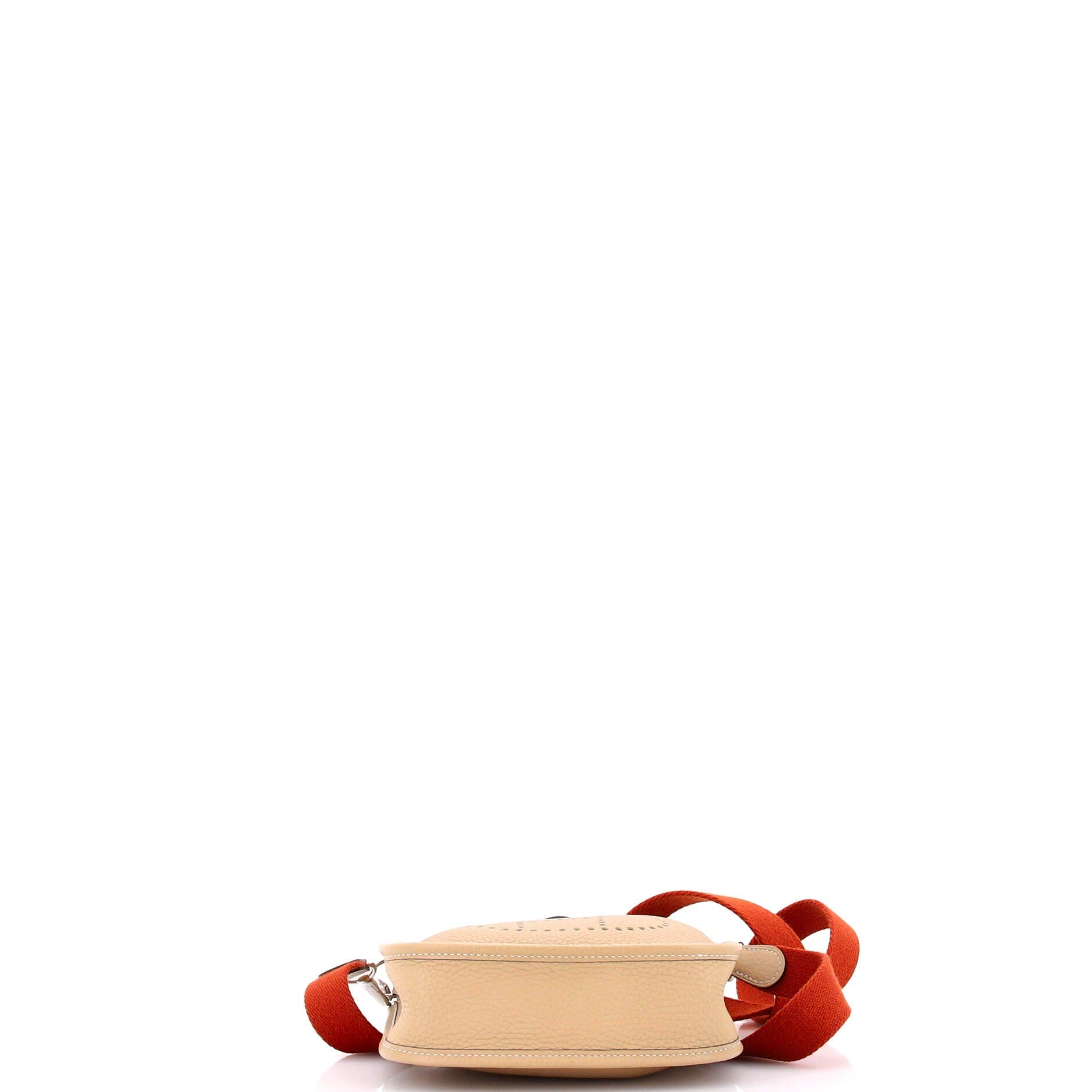 Pre-Owned Hermes Evelyne Bag Gen III Clemence TPM, Alternate, color, Trench