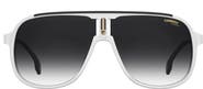 Carrera Eyewear 62mm Oversize Gradient Square Sunglasses